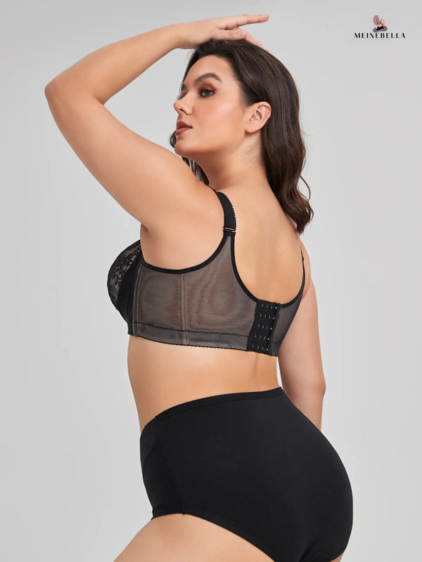 Meinebella - Reggiseno push-up con pizzo