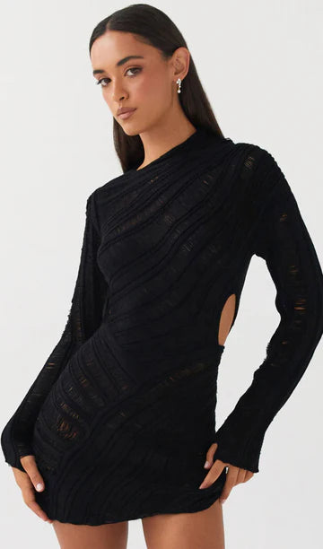 Muriel - Abito da donna con cut-out e design strutturato